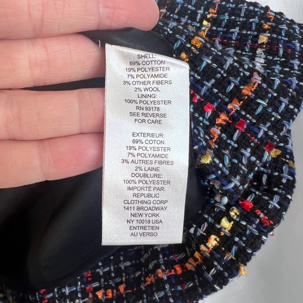 Truth by Republic Tweed Blazer Longline Single Breasted Preppy Size XS Career - Picture 9 of 11